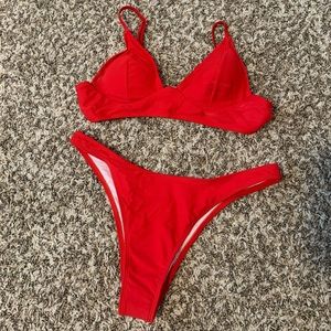 Red bikini